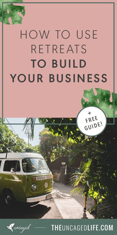 HOW TO USE RETREATS TO BUILD YOUR UNCAGED BUSINESS https://theuncagedlife.com/how-to-use-retreats Retreat Business, Play Your Cards Right, Build Your Business, Rum Drinks, Planning Checklist, Meeting New Friends, Business Advice, Free Guide, In The Flesh