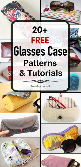 How to Sew a Sunglass or Eyeglass Case Pattern | 20+ DIY Glasses Case Tutorials Eyeglass Case Sewing Pattern, Glasses Pouch Sewing Pattern, Pattern For Glasses Case, Glasses Bag Pattern, Sunglass Case Pattern Sewing, Glasses Cases To Sew Free Pattern, Eyeglasses Case Diy Free Pattern, Eyeglasses Case Sewing Pattern, Sew Sunglasses Case