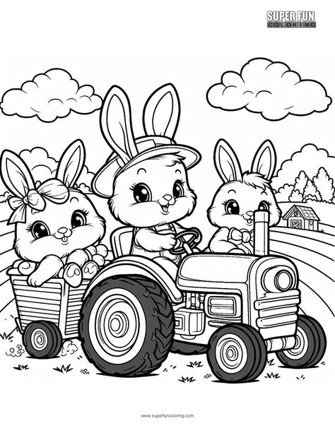 Farmer Bunnies Cute Animal Coloring Page Zoo Animal Coloring Pages, Valentine Coloring Pages, Amazon Warrior, Bunny Coloring Pages, School Coloring Pages, Spring Coloring Pages, Animals Coloring, Valentine Coloring, Easy Coloring Pages