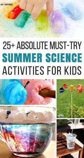 25+ Absolute Must-Try Summer Science Activities for Kids! Love these summer science experiments! Summer Science Activities, Summer Science Experiments, Science Camp, Summer Science, Summer Fun For Kids, Kid Experiments, Science Activities For Kids, Summer Learning, Preschool Science