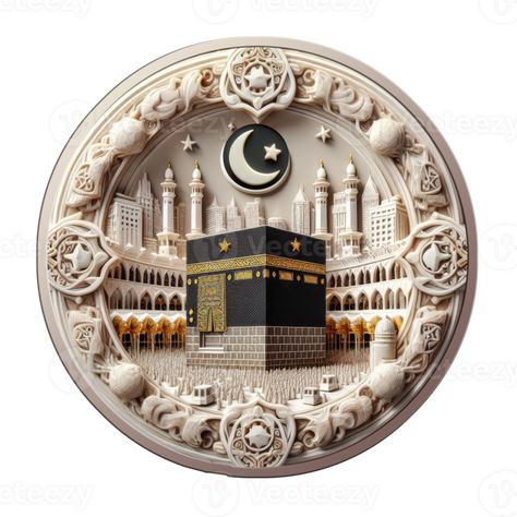 AI generated kaaba grand mosque mecca islamic symbol and logo representing spirit of islamic Islamic Whatsapp Dp, Islamic Logo, Wow Image, Eid Mubarak Decoration, Arabic Decor, Mosque Design, Digital Marketing Quotes, Bathroom Design Layout, Wallpaper Iphone Love