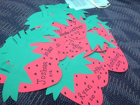 Fruit Door Decs, Doordecs Ra, Ra Name Tags, Cubby Tags Preschool, Dorm Name Tags, Door Decs Ra, Door Name Tags, Resident Assistant Door Decs, Cubby Name Tags