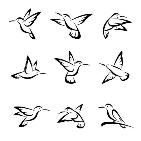 67,109 Pics Of Simple Hummingbird Tattoo Illustrations & Clip Art - iStock Small Hummingbird Tattoo, Butterfly Tattoos Images, Hummingbird Illustration, Hummingbird Drawing, Silhouette Sketch, Silhouette Tattoos, Line Art Vector, Old School Tattoo Designs, Simple Line Drawings