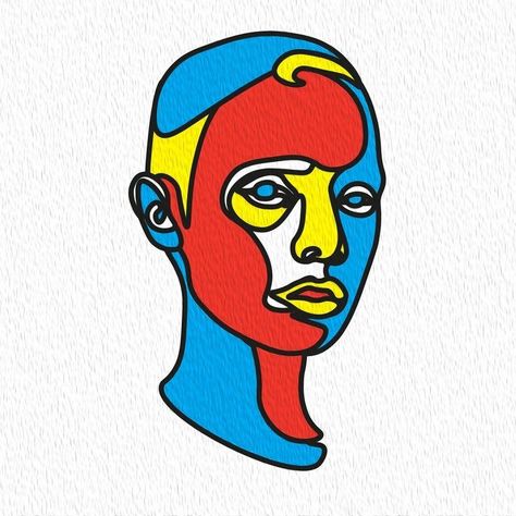 This drawing builds on the use of primary colors (red, yellow and blue) which cannot be mixed amongst themselves. Trippy Drawings, Eye Illustration, Primary Colours, Posca Art, Soyut Sanat Tabloları, Small Canvas Art, Trippy Art, Hippie Art, Art And Illustration