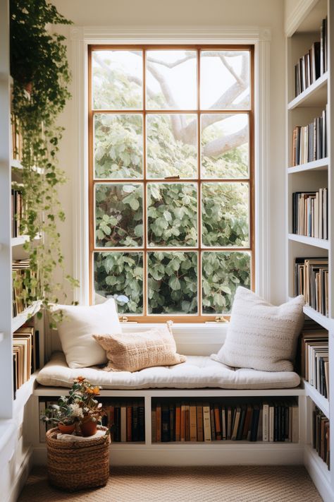 50+ Home Library Ideas for The Ultimate Book Lover's Sanctuary Reading Journal Ideas, Interior Design Per La Casa, Home Library Design, Coastal Vibes, Home Libraries, Style Deco, Inspo Board, Book Nook, Design Del Prodotto