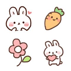 Fluffy white rabbit emoji. Cute Bunny Drawing Kawaii Easy, Cute Emoji Drawings Easy, Cute Doodles Rabbit, Rabbit Doodle Cute, Rabbit Sticker Kawaii, Cute Drawings Rabbit, Cute Rabbit Drawing Kawaii, Cute Rabbits Drawings, Kawaii Simple Drawing