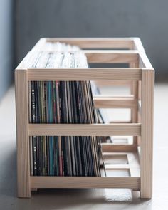 record crate vinyl Vinyl Record Crate, Lp Record Storage, Record Album Storage, Records Storage, Record Crate, Basement Bar Design, Wilson Audio, Album Storage, Lp Storage