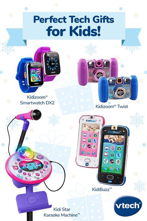 See All Perfect Tech Gifts For Kids This Holiday. Explore  VTech® Toys Including Smartwatches, Toy Devices and More! Vtech Toy, Christmas List Ideas, Electronic Gift Ideas, Thoughtful Gifts For Him, Unique Gifts For Kids, Tech Gift, Tech Toys, Gifts For Christmas, Electronic Gifts