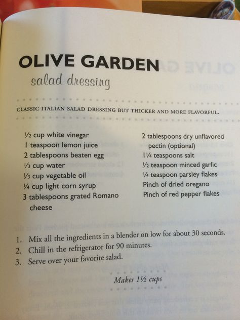 Olive Garden Salad Dressing Recipe (4.19.14) Garden Salad Dressing Recipe, Olive Garden Salad Dressing Recipe, Garden Salad Dressing, Olive Garden Dressing, Olive Garden Salad Dressing, Olive Garden Salad, Olive Garden Recipes, Salad Dressing Recipe, Salad Dressing Recipes Homemade