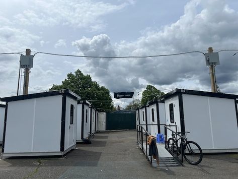 Tiny home villages more effective than group shelters at getting formerly homeless people permanently housed, study finds Tiny Home Villages, Homeless Housing, Shelter Design, Eco City, Tiny Village, Homeless Shelter, Washington County, Homeless People, Home Trends