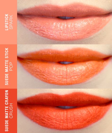 Orange Lipstick Makeup, Lipsence Lip Colors, Red Orange Lipstick, Peach Lipstick, Orange Lipstick, Orange Lips, Lipstick Kit, Favorite Makeup, Makeup Product