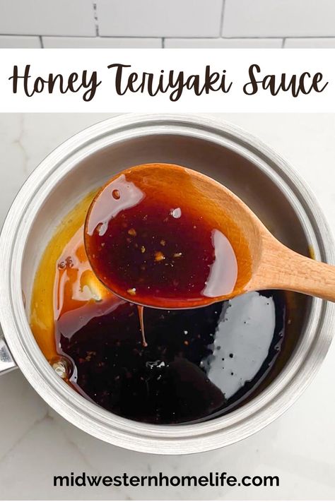 Honey Teriyaki Sauce Terriaki Sauce, Dipping Sauce For Wings, Honey Teriyaki Sauce, Fish Dipping Sauce, Easy Teriyaki Sauce Recipe, Chicken Stir Fry Sauce, Make Teriyaki Sauce, Cabbage Steaks Recipe, Teriyaki Wings