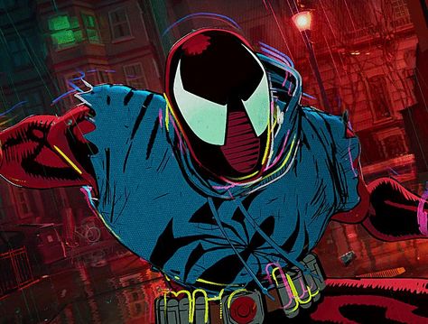 Marvel Perfect Shots on X Ben Riley Spiderman, Spiderman Red And Black, Spiderman Across The Spiderverse, Spider Icon, Spider Man Across The Spider Verse, Scarlet Spider, Across The Spider Verse, Spider Verse, Scarlet