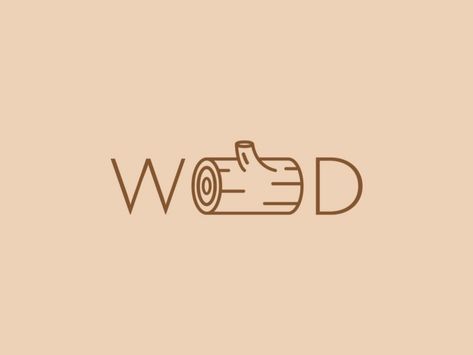 Wooden Logo Design Ideas, Wood Graphic Design, Woodwork Logo, Wood Logo Branding, Wood Logo Design, Wood Typography, G Logo Design, Wood Font, Wood Branding