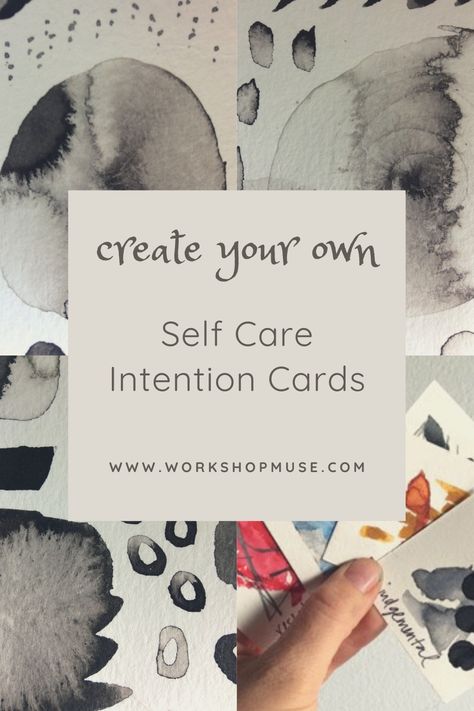 Collage Art Ideas Creative Easy, Self Care Intention Cards, Self Care Art Activity, Diy Mindfulness Craft, Self Care Arts And Crafts, Expressive Art Ideas, Self Expression Art Ideas, Creative Art Therapy Activities, Self Love Art Projects