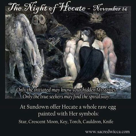 Hekate's night(s) in Nov. The 16th and 30th http://sacredwicca.com/hecate Butterfly Process, Hecate Goddess, Jungian Psychology, Eclectic Witch, Wiccan Witch, Magick Spells, Witchcraft Spell Books, Wiccan Spells, Triple Goddess