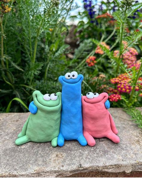 Plasticine Art, Clay Monsters, Tanah Liat, Clay Diy Projects, Cute Clay, Clay Art Projects, About Family, Diy Clay Crafts, Diy Clay