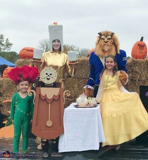 Beauty and the Beast - 2017 Halloween Costume Contest Diy Beauty And The Beast Costumes, Beauty And The Beast Family, Beauty And The Beast Halloween Costume, Beauty And The Beast Costumes, Beauty And The Beast Halloween, Beauty And The Beast Diy, 2017 Halloween Costumes, Family Costumes Diy, Women Sleeping