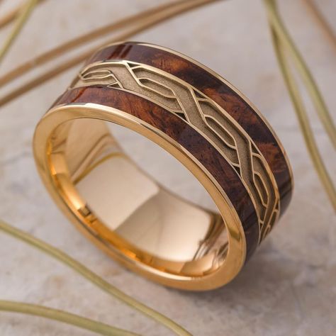 Nature wedding ring