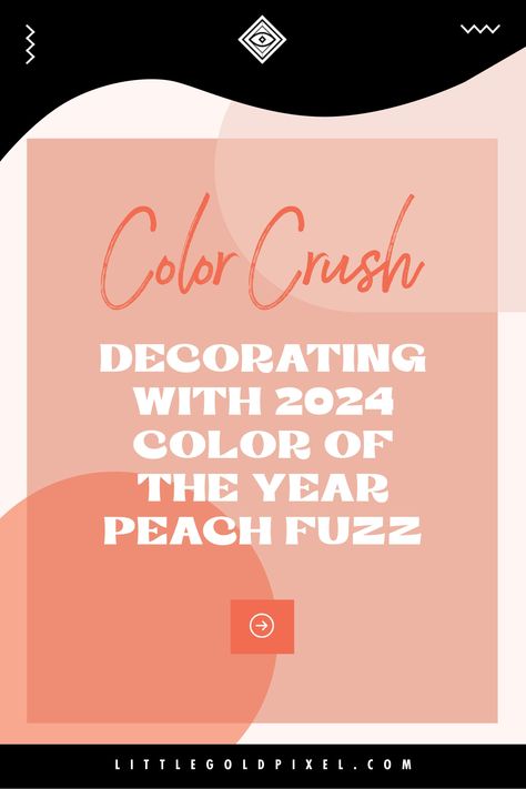 34 Ways to Decorate with Peach Fuzz (the 2024 Color of the Year) • Little Gold Pixel • How to easily incorporate 2024 color of the year peach fuzz decor into your home (with 35 ideas!). Unrequited Crush, Diy Throw Pillows, Peach Walls, 2024 Color, Live Coral, Going For Gold, Peach Fuzz, Peaches N Cream, Color Crush