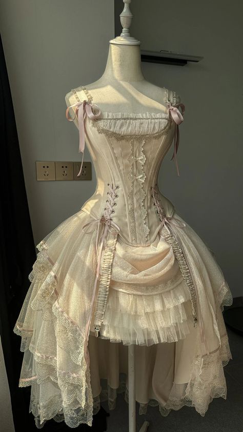 43099564900399|43099564933167|43099564965935|43099564998703 How To Make A Corset Dress, Corset With Long Skirt, Corset Over Dress Outfit, Corset Dresses Vintage, Short Dress With Corset, Versailles Outfit, Victorian Dress Drawing, Wedding Dresses Aesthetic, Corset Suit