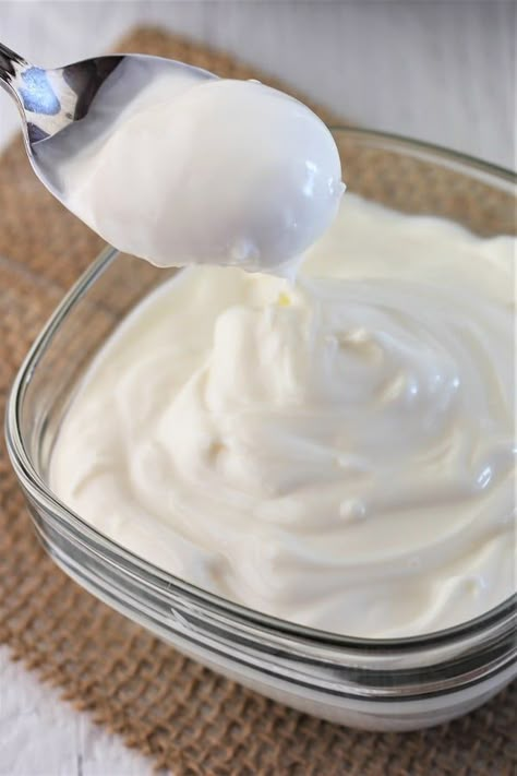 EASY INSTANT POT VANILLA YOGURT • Now Cook This! Instant Pot Vanilla, Heaven Painting, Thick Yogurt, Making Yogurt, Yogurt Milk, Fruit Picture, Natural Yogurt, Homemade Yogurt, Vanilla Yogurt