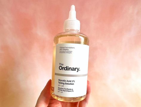 The Ordinary Glycolic Acid 7% Toning Solution, handheld. Glycolic Toner The Ordinary, How To Use Glycolic Acid Toner, How To Use Glycolic Acid, The Ordinary Glycolic Acid 7%, Ordinary Glycolic Toner, The Ordinary Uses, The Ordinary Salicylic Acid, The Ordinary Glycolic Acid, Glycolic Acid Toner