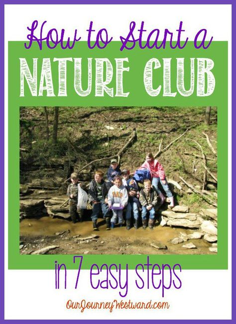 Whether you currently enjoy nature study time with your children or not, being part of a nature club is a great motivator and provides hours of fun learning time!   What is a nature study club… Safari Science, Nature Club, Outdoor Learning Activities, Homeschool Nature Study, Nature School, Family Nature, Outdoor Education, Outdoors Tattoo, Environmental Education