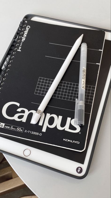 Campus Stationary, Campus Notebook Aesthetic, Study Maths, Muji Aesthetic, Muji Stationary, Sora Park, Apple Campus, Muji Notebook, Campus Notebook