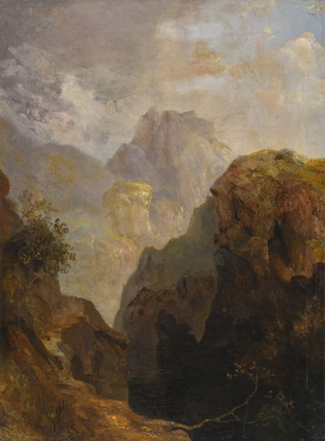 Three of a Kind: Turner Landscapes | Old Master Paintings | Sotheby’s Turner Painting, Joseph Mallord William Turner, Brown Painting, William Turner, Royal Academy Of Arts, Mountain Scene, Landscape Artist, Traditional Paintings, Old Master