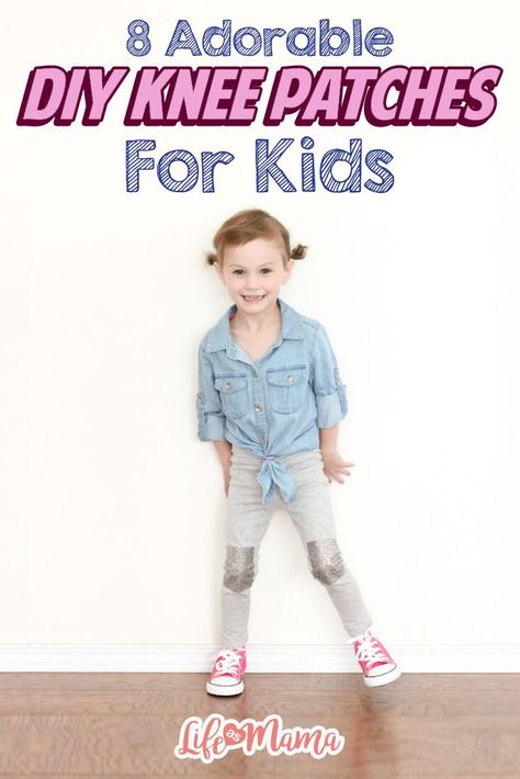 Even if your little one doesn’t bring about destruction on every pair of pants they happen to put on, knee patches are an adorable way to turn a simple pair of trousers into something special. Try one or a few of these DIY’s as a preventative measure, a way to cover up holes, or just because they’re too cute not to! Diy Hanging Shelves, Closet Organization Diy, Diy Wall Shelves, Knee Patches, Mason Jar Lighting, Handmade Beauty Products, Mason Jar Diy, Mason Jar Crafts, Jar Crafts