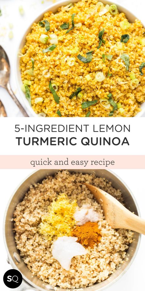 Turmeric Quinoa, Quinoa Side, Quinoa Side Dish, Quinoa Recipes Dinner, Quinoa Recipes Easy, Quinoa Recipes Healthy, Quinoa Dishes, Easy Quinoa, Healthy Quinoa