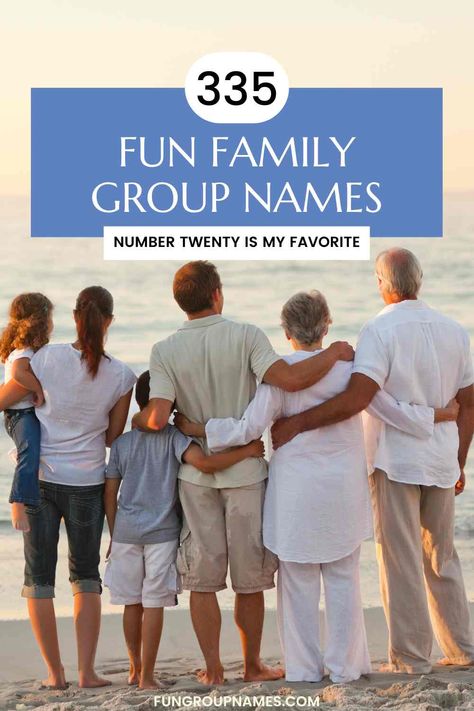 Discover our creative family group name ideas tailored for all types. From classic to playful, find the perfect name to strengthen family bonds. Family Group Chat Profile Pictures Aesthetic, Family Whatsapp Group Name Ideas, Family Group Names For Whatsapp, Group Chat Profile Pictures Aesthetic, Group Names Ideas Creative, Family Group Chat Profile Pictures, Family Group Chat Names, Best Group Names, Group Chat Names