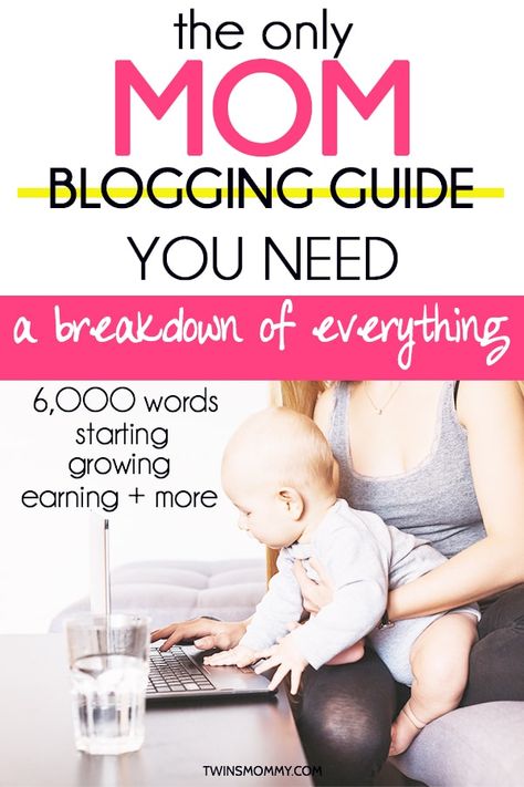 Start a mom blog guide for stay at home moms and working moms. Work at home as a mom blogger with this guide. Everything you need to know to starting a blog, growing your blog traffic and earning money from blogging. Twins Mommy, Baby Kicking, Pregnancy Information, Pumping Moms, Baby Sleep Problems, Pregnant Mom, Mom Blog, First Time Moms, Mom Blogger