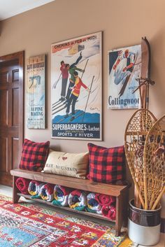 Ski Chalet Decor, Ski Cabin Decor, Mountain House Decor, Ski House Decor, Ski Room, Ski Lodge Decor, Ski Cabin, Chalet Interior, Ski Decor