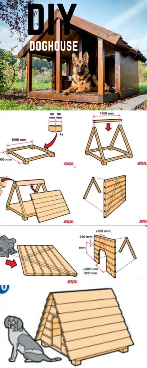 Pallet Kennel Dog, Build Cheap Dog House, Lean To Dog Shelter, Backyard Dog Shelter, Dog Shelters Outdoor, Cooling Area For Dogs Outside, House Design For Dogs, Lean To For Dogs, Dog Pallet House