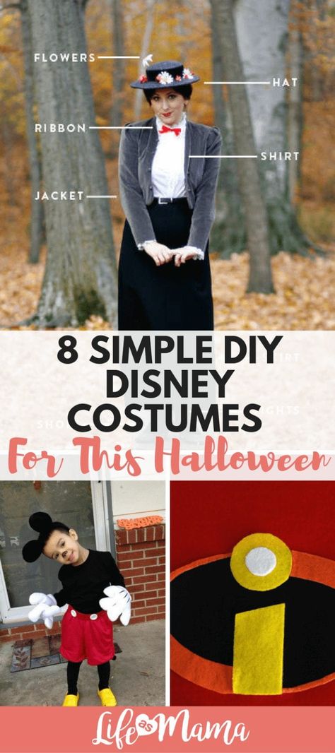 8 Simple DIY Disney Costumes For This Halloween Disney Costumes Diy, Popular Costumes, Costume Disney, Diy Hanging Shelves, Diy Disney, Diy Wall Shelves, Closet Organization Diy, Ribbon Shirt, Theme Halloween