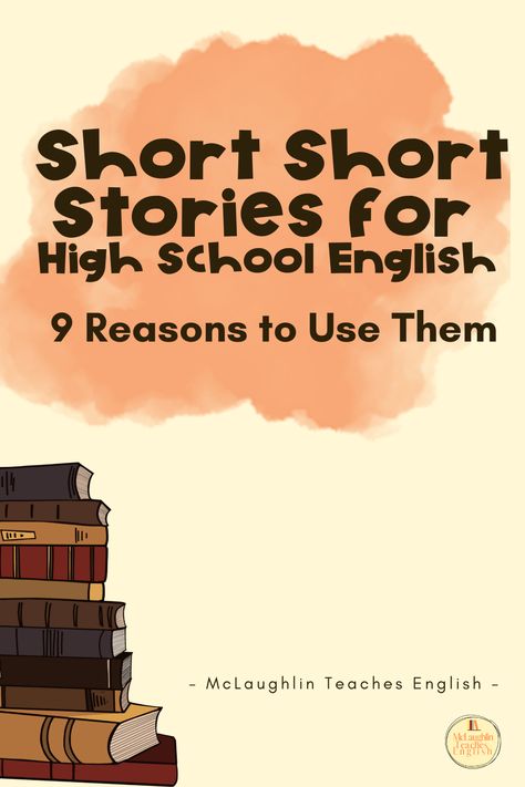 Using Micro Teaching--stories students can read in under 10 minutes--is a great way to introduce skills, techniques and so much more in high school English classes. For AP® Literature and all ELA classes 9-12. English Story Reading High Schools, Micro Teaching, Teaching Short Stories, Teaching American Literature, 9th Grade English, High School English Classroom, High School Literature, Mentor Sentences, Literature Lessons