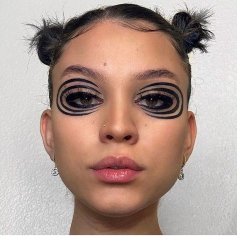 Sup Girl, Funky Makeup, Dag Make Up, Elegantes Makeup, Mekap Mata, Flot Makeup, Graphic Makeup, Smink Inspiration, Dope Makeup