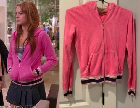 Cady Heron Outfits Pink, Mean Girls Cady Heron Outfits, Cady Mean Girls Outfit, Cady Heron Outfits, Cady Mean Girl, Lindsay Lohan Mean Girls, Outfits From Movies, Mean Girls Outfits, Cady Heron