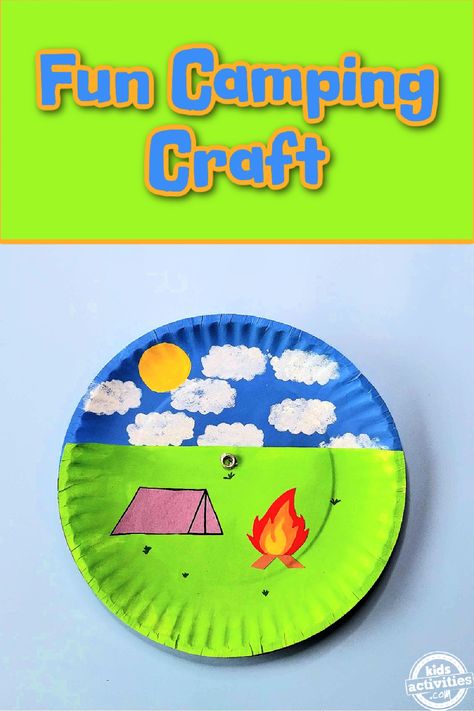 Fun Weather Changing Camping Craft For Kids | Kids Activities Blog Camping Craft, Kids Camping, Weather Change, Camping Theme, Camping Crafts, Craft For Kids, Played Yourself, Kids Activities, Favorite Child