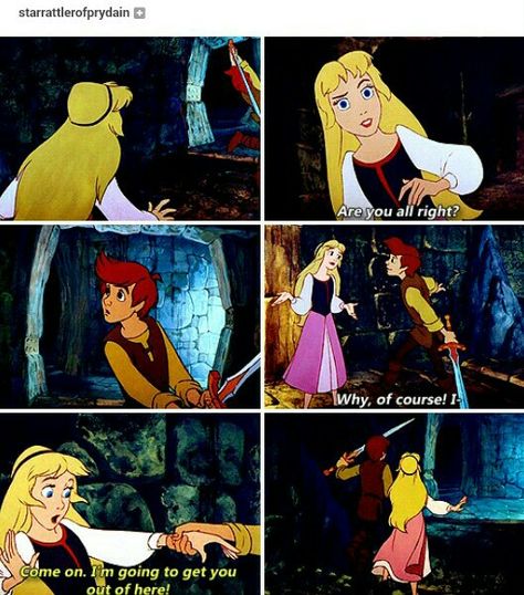 The Black Cauldron Black Caldron, Forgotten Disney Princesses, Princess Eilonwy, Disney Trash, Childhood Films, Lloyd Alexander, Black Cauldron, Kids Movies, Famous Characters