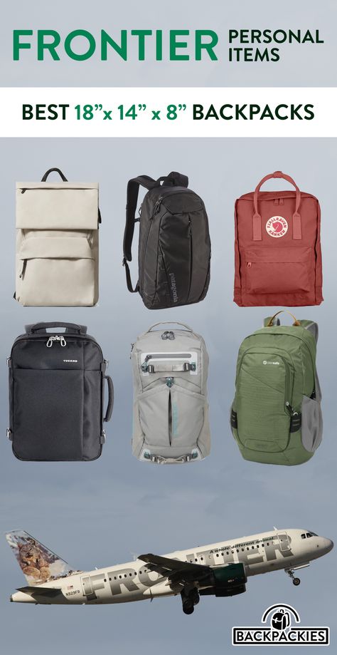 Find the best personal item backpack for Frontier, Sprit, United Airlines and more with our air travel backpack buying guide!  https://backpackies.com/blog/best-personal-item-backpacks Best Carry On Backpack, Travel Backpack Carry On, Best Travel Luggage, Minimalist Packing, Best Travel Backpack, Backpacks Travel, Military Bag, Airline Travel, Airplane Travel