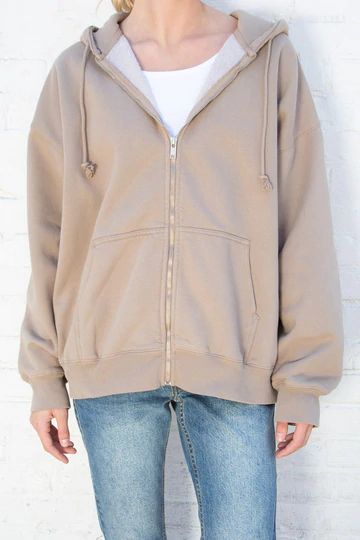 Christy Hoodie Brandy Melville, Carla Hoodie, Brandy Melville Christy Hoodie, Christy Hoodie, Hoodie Outfit, Workout Hoodie, Zipper Hoodie, Coats Jackets Women, Brandy Melville