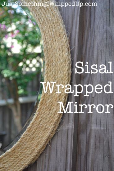 Sisal Wrapped Mirror - Give a plain round mirror a sisal border to jazz it up. I have been toting a plain, round Target mirror from residence to residence since… Diy Round Mirror, Mirror Makeover Diy, Target Mirror, Target Mirrors, Mirror Tutorial, Spiegel Diy, Round Mirror Frame, School Dorm, Interior Paint Colors Schemes