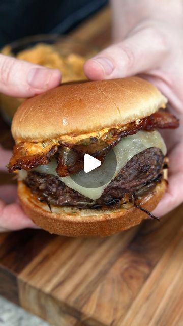 Brad Prose | Chiles and Smoke on Instagram: "🤠 COWBOY BUTTER BURGERS • Take the classic butter burger from Wisconsin, but use Cowboy butter. DUDE. Yet another reason to load up my @webergrills Slate Griddle, which has been a staple for me in the backyard this summer.

Cowboy butter is an animal on its own, a delicious compound butter fortified with fresh herbs, garlic, chiles, and lemon juice. Adding it to any type of food creates a bright and spicy burst of flavor, something that seemed to work extremely well on a burger.

I’ve adapted this recipe for Cowboy butter specifically for the burger. People love to melt it and serve it as a dipping sauce, but I don’t want to bite into chunks of raw garlic when spread onto a burger bun. You’ll find this is a much more pleasant experience without Cowboy Butter Recipe, Butter Burger, Cowboy Butter, Summer Cowboy, Butter Recipes Homemade, Butter Burgers, Burger Bun, Burger Dogs, Raw Garlic