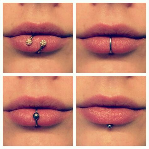 Labret Lip Piercing Lower Lip Piercing Side, Dahlia Piercing, Lip Labret Piercing, Lower Lip Piercing, Labret Lip Piercing, Piercing Face, Piercing Girl, Labret Ring, Mouth Piercings