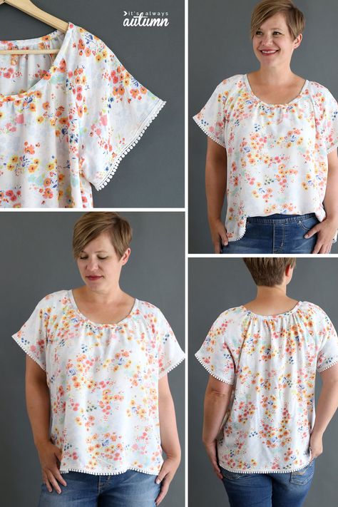 Blouse pattern sewing