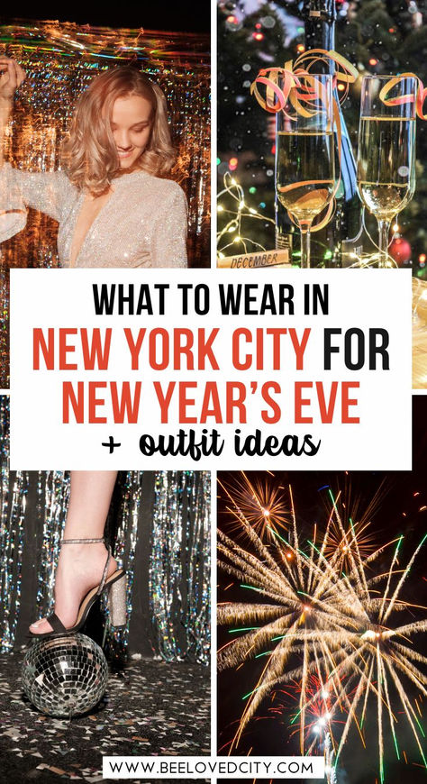 Ring in the New Year in NYC with outfits that balance warmth and style! Whether you're watching the ball drop or celebrating in Times Square, you'll need layers for the cold weather. Think glamorous yet cozy – from chic coats to statement accessories, and comfy boots for walking. Plus, we've got tips for what to wear in NYC at Christmas, too! Plan your holiday and New Year’s outfits with these stylish ideas. #NYEOutfitsNYC #NYCChristmasFashion #WinterInNYC New York New Years Eve Outfit, New York City In December, What To Wear In Nyc, Nyc At Christmas, New York Christmas Outfits, New York New Years Eve, What To Wear In New York, New York City December, Pack For A Trip