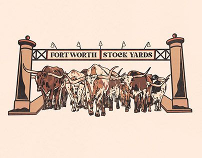 Check out new work on my @Behance profile: "FORT WORTH STOCK YARDS" http://be.net/gallery/191687593/FORT-WORTH-STOCK-YARDS Ranching Life, Western Graphics, Custom Matchbooks, Tshirt Graphics, Western Aesthetics, Cowboy Photography, Western Wallpaper, Fort Worth Stockyards, Country Backgrounds